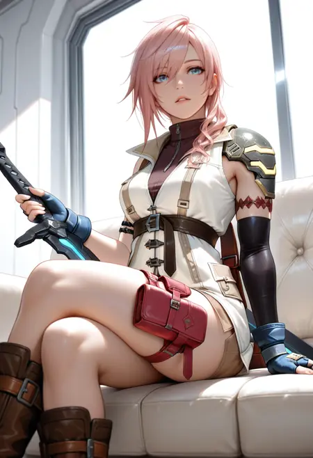 Lightning - Final Fantasy XIII l IllustriousXL (4 Outfits)