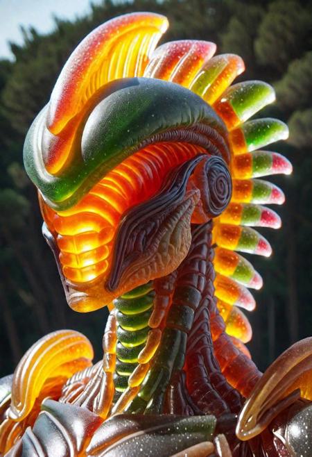 a gummiray xenomorph
