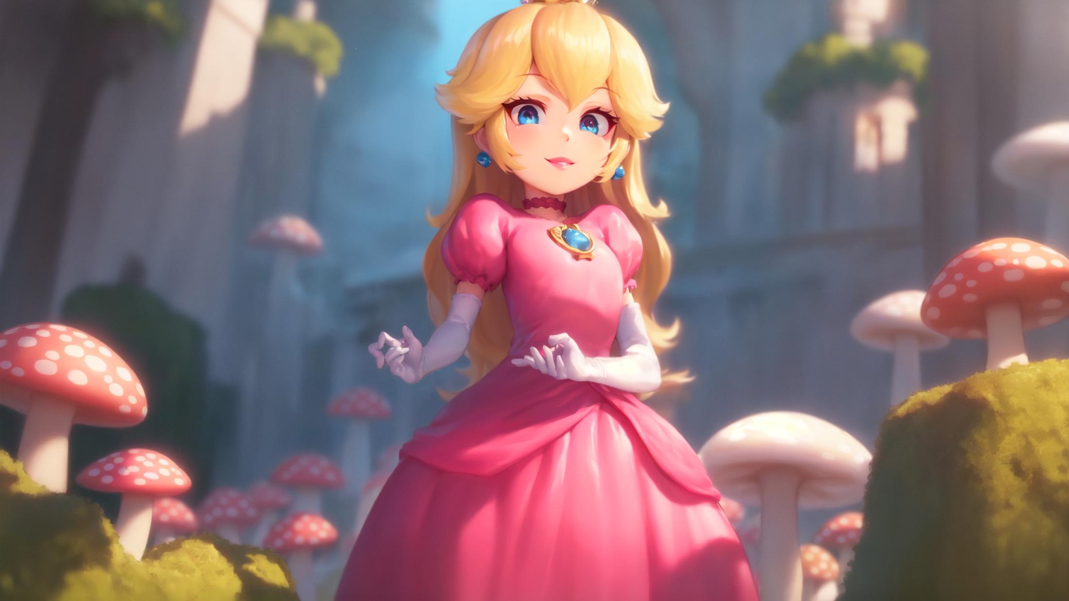 princess peach - The Super Mario Bros. Movie - movie like image by marusame