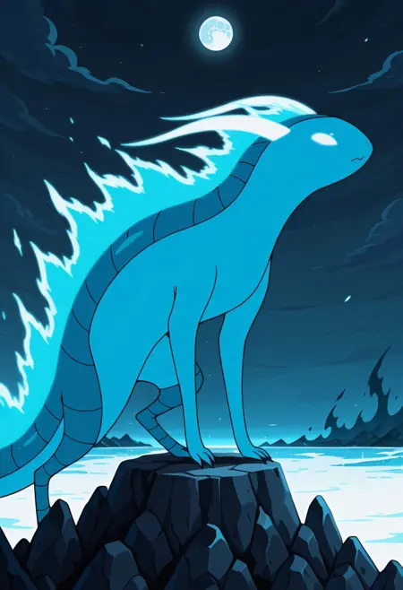 MONSTER // DRAGON PRINCESS FLAME - ADVENTURE TIME [ILLUST]