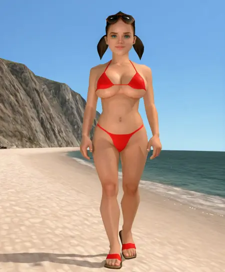 GTA SA beach visitor - hfybe (Illustrious XL)