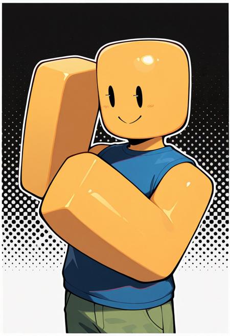 Noob -- Roblox illust + 1.5 Illust