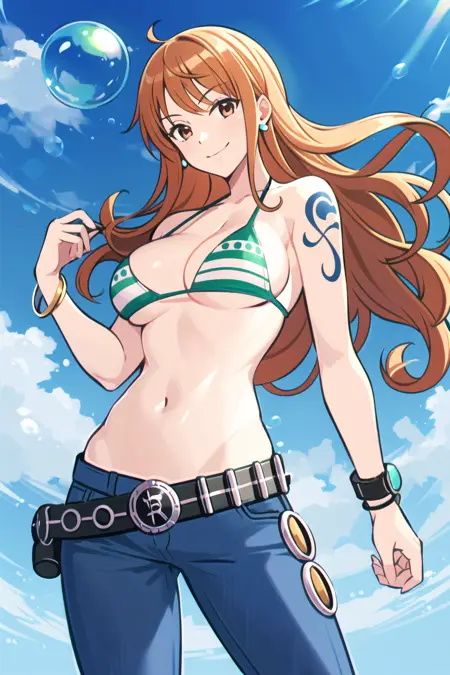 Nami (One Piece) Pre and Post Timeskip LoRA