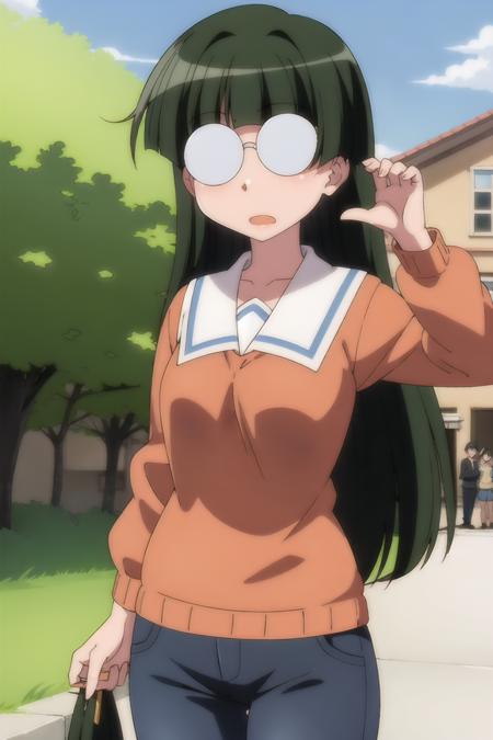 rei_tachibana, 1girl, solo, glasses