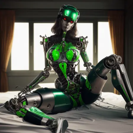 Special effects mech art style