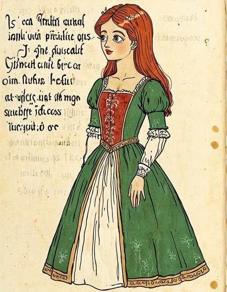 Medieval Illustration Pony V1