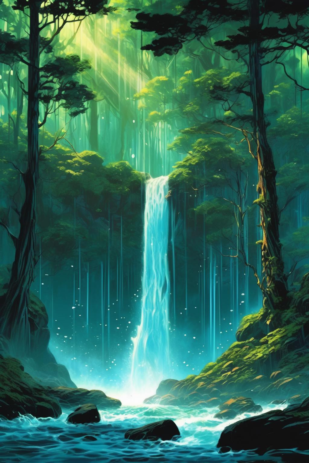 Anime Forest At Night Wallpapers - Wallpaper Cave