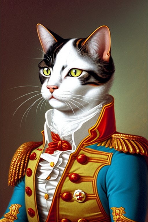 Portrait of Napoleon as a Cat