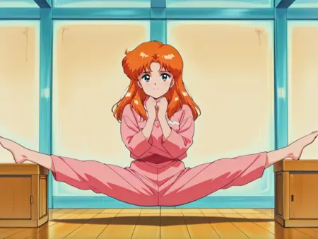 Gymnastics Split pose