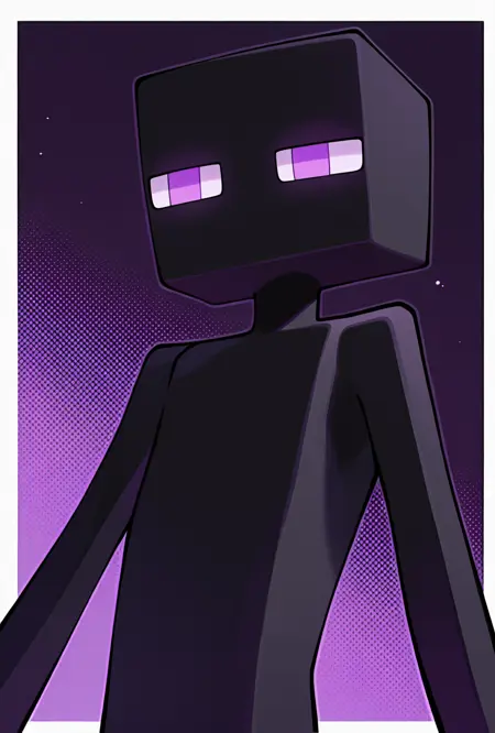 Enderman -- Minecraft Illust