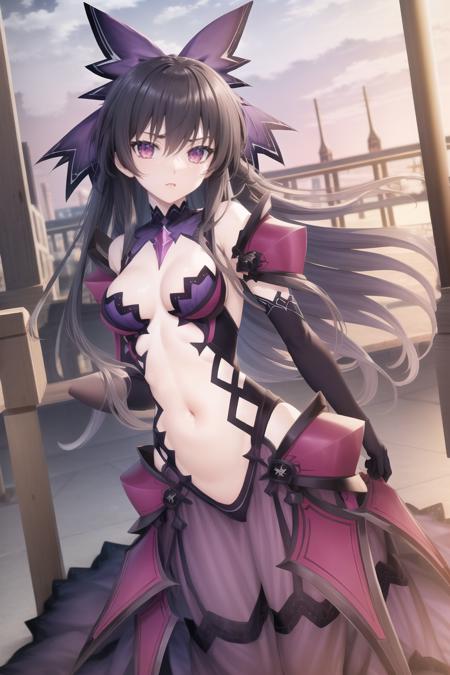 reversetohka armored dress, purple clothing