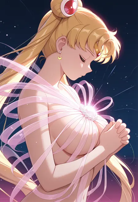 transformation / detransformation naked ribbon [sailor moon]