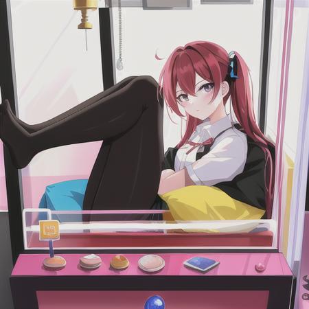 <lora:Waifu_Catcher:0.8> 1girl, crane game,