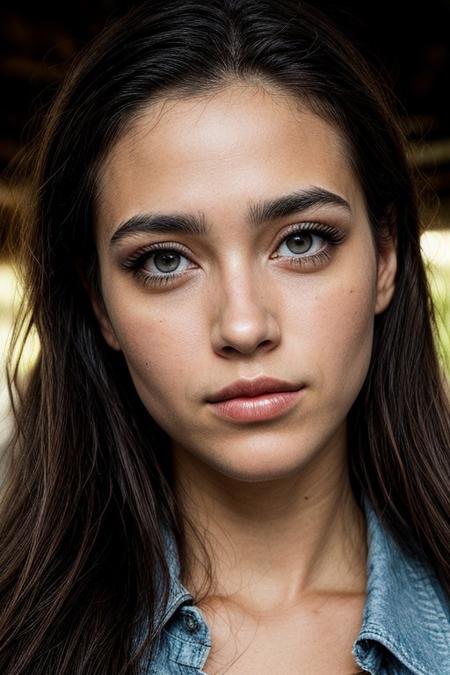 woman with dark long hair, high cheekbones, full sensual lips
large symmetrical gorgeous
eyes
light skin tone,
well-defined symmetrical
facial features
symmetrical face masterpiece, perfect anatomy, perfect lighting, hyperdetailed, looking into the distance