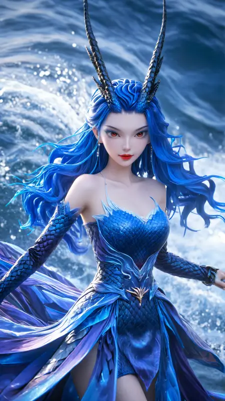 ENNE|角色_敖闰_哪吒2_西海龙王|NEZHA2_The West Sea Dragon King_AORUN