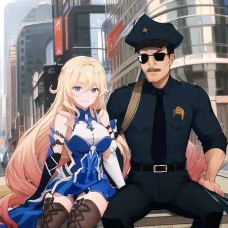 Axe Cop x Durandal (Axe Cop x Honkai Impact 3rd)
