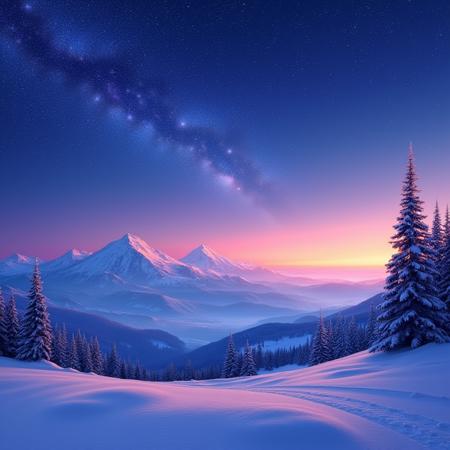 Snowy Landscapes Lora [pony+flux+illustriousXL] Flux