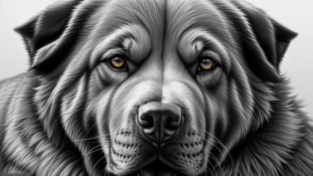 professional (pencil sketching:1.2) of a big dog,
8k resolution, detailed, sharp focus on eyes