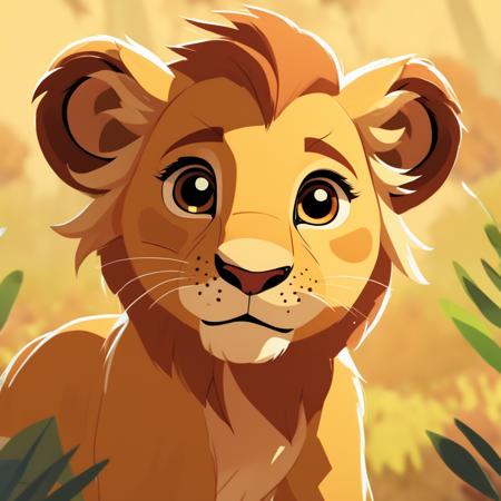 A cute baby lion, close-up,
,Cute Cartoon,CuteCartoonAF,
<lora:CuteCartoonRedmond-CuteCartoon-CuteCartoonAF:1>