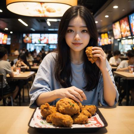 kendeji fried chicken burger