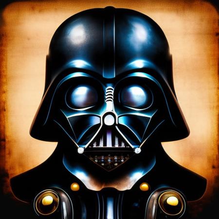 (steampunkai)++, darth vader, (steampunk)