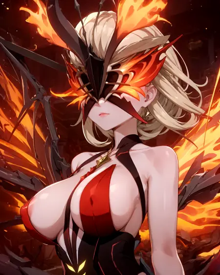 La Signora Crimson Witch Of Embers (Genshin Impact)