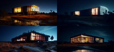 The building, the night<lora:xsarchitectural-15Nightatmospherearchitecture:1>