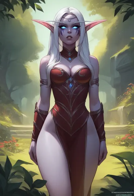 Night Elf (Warcraft) SDXL LoRA [Pony]