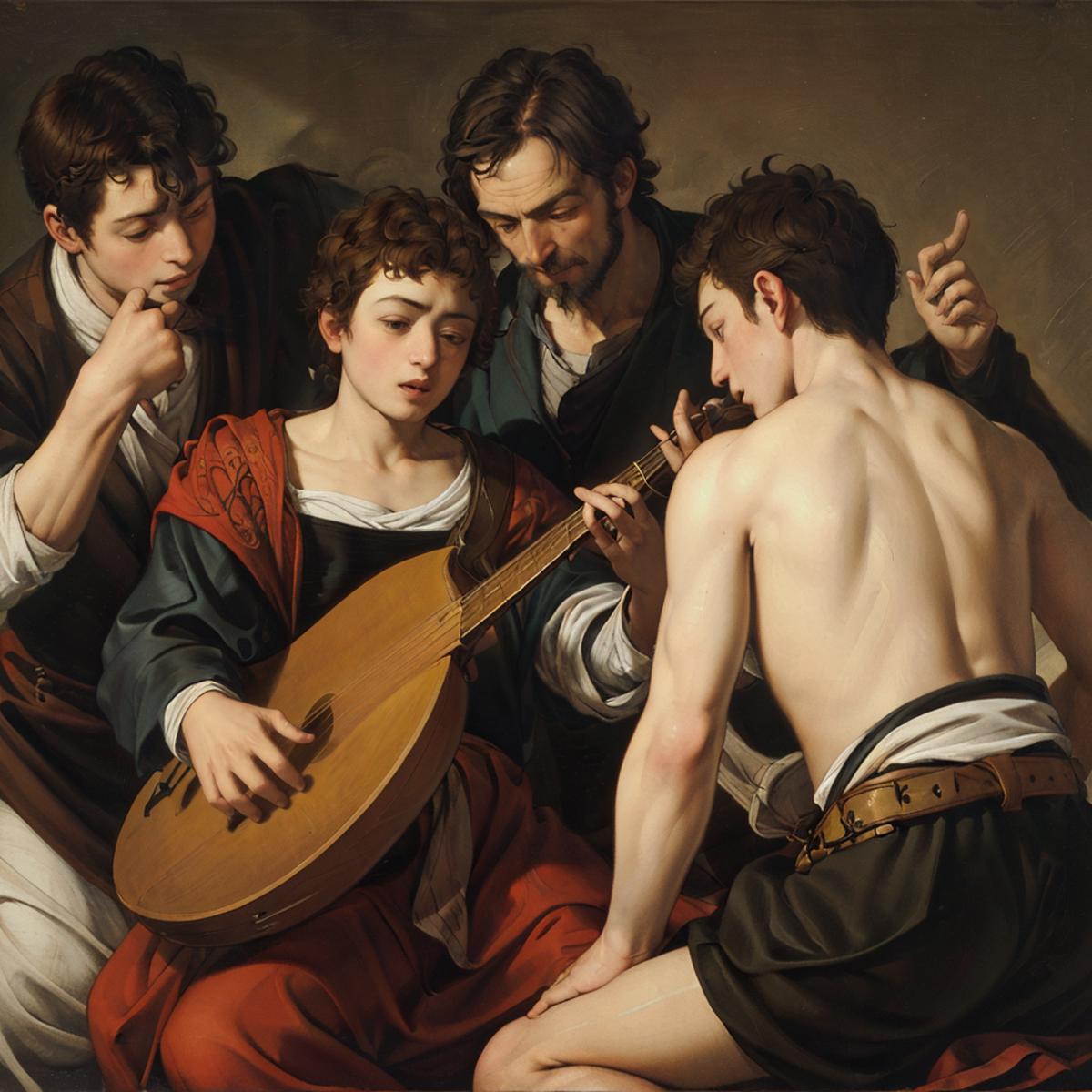 Caravaggio oil painting style image by Ashley_Jones_fan