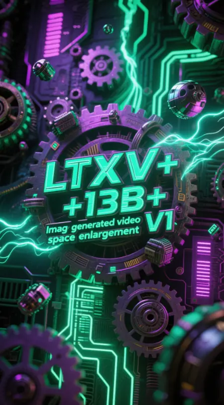 LTXV+13B+Image generated video latent space enlargement V1