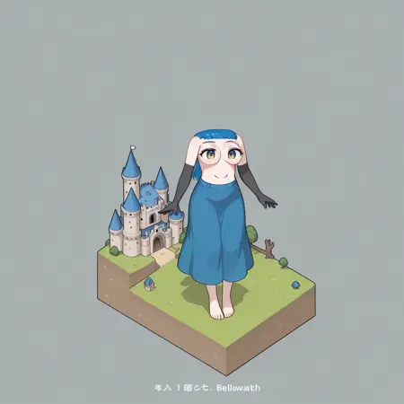 Body face/ Blemmyes/ Xingtian girl