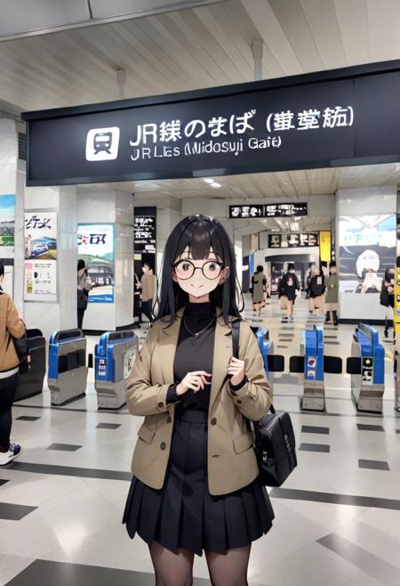 JR大阪駅御堂筋口 Midosuji Exit of JR Osaka Station SDXL SDXL_V1