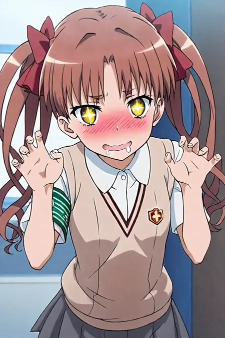 Pervert face and pose (Claw pose) meme illustrious/Pony