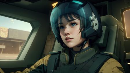 best quality,masterpiece,highly detailed,ultra-detailed, <lora:neg4all_bdsqlsz_V3.5:-1>,1girl, <lora:ts-cockpit:0.75>ts-cockpit, bang bravern, solo, cockpit, helmet, pilot suit,bulletproof vest,, cinematic still . emotional, harmonious, vignette, highly detailed, high budget, bokeh, cinemascope, moody, epic, gorgeous, film grain, grainy