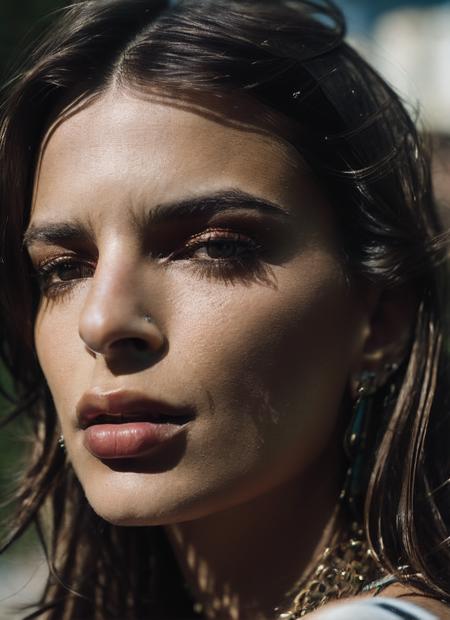 analog style, modelshoot style, close up portrait of sks woman wearing a post-human civilization living in virtual worlds, bold, dark colours, <lora:epiNoiseoffset_v2:1>, <lora:locon_emilyratajkowski_v1_from_v1_64_32:1.25>