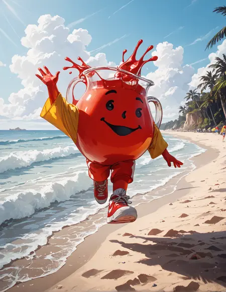 Kool-aid man - COMMISSION!  [Pony]