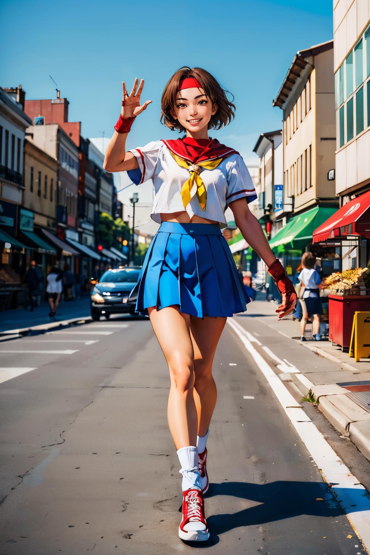 Sakura - Street Fighter (SF5/SF4 face) (Classic attire) image by wikkitikki