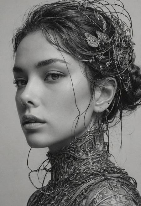 a black and white tattoo on a woman, in the style of detailed fantasy art, pensive stillness, lithograph, multilayered, made of wire, bold character designs, metafictional
Wide range of colors., Dramatic,Dynamic,Cinematic,Sharp details
Insane quality. Insane resolution. Insane details. Masterpiece. 32k resolution.
<lora:add-detail-xl:0.95> <lora:dvr-lnds-sdxl:0.3> dvr-lnds-sdxl <lora:MJ52:0.25> <lora:ral-apoctvisn-sdxl:0.3> ral-apoctvisn <lora:zavy-cntrst-sdxl:0.35> dark, chiaroscuro, low-key <lora:zavy-rmlght-sdxl:0.41> zavy-rmlght <lora:SDXLFaeTastic2400:0.225>