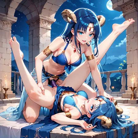 Lesbian piledriver