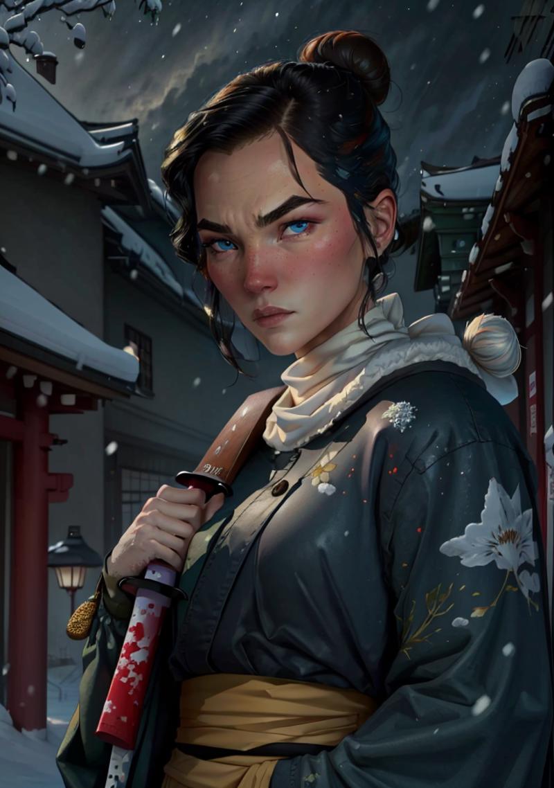 Mizu - Blue Eye Samurai - Character by YeiyeiArt image by YeiYeiArt