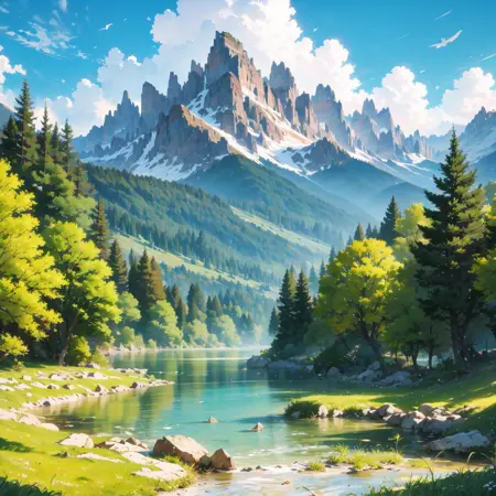 超清新动漫场景