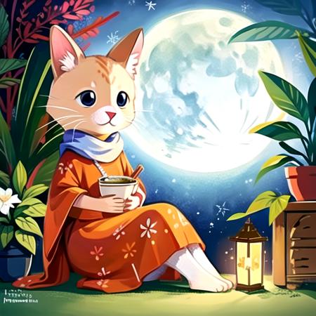 (masterpiece:1.2), best quality, masterpiece, highres, original, extremely detailed wallpaper, perfect lighting,(extremely detailed CG:1.2), drawing,artist name, bamboo, bare tree, branch, coconut, coral, floral background, flower, full body, full moon, leaf, leaf background, lily \(flower\), lily of the valley, lily pad, moon, no humans, open mouth, palm leaf, palm tree, pink flower, plant, pokemon \(creature\), potted plant, shell, snowflakes, solo, star \(sky\), star \(symbol\), starfish, sun, tanabata, tanzaku, traditional media, tree, vines, white flower, <lora:picture_book:0.6>