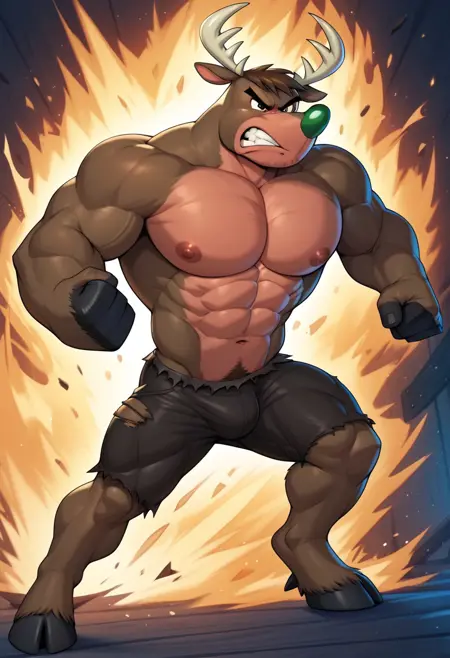 Rupert the Green-Nosed Reindeer: (Evil Con Carne)