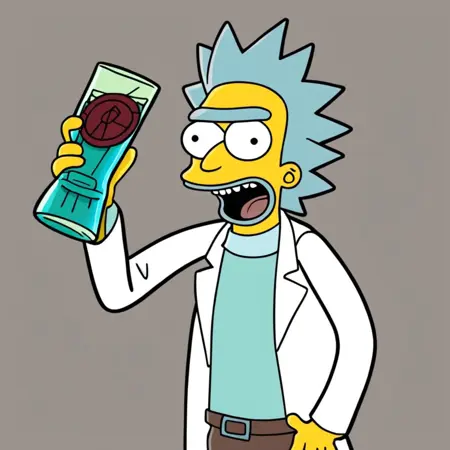 SDXL Simpsons Style