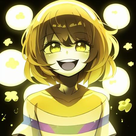 Image of chara from undertale