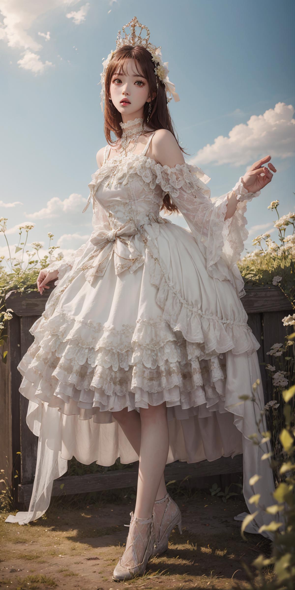 【白月如霜】Dress No.1 White dress image by Manaka_nemu_offline