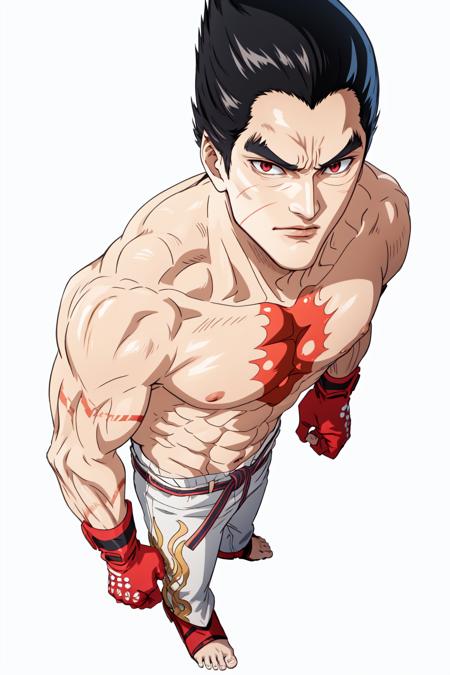 mishima kazuya (tekken and 1 more) drawn by wandzardeen