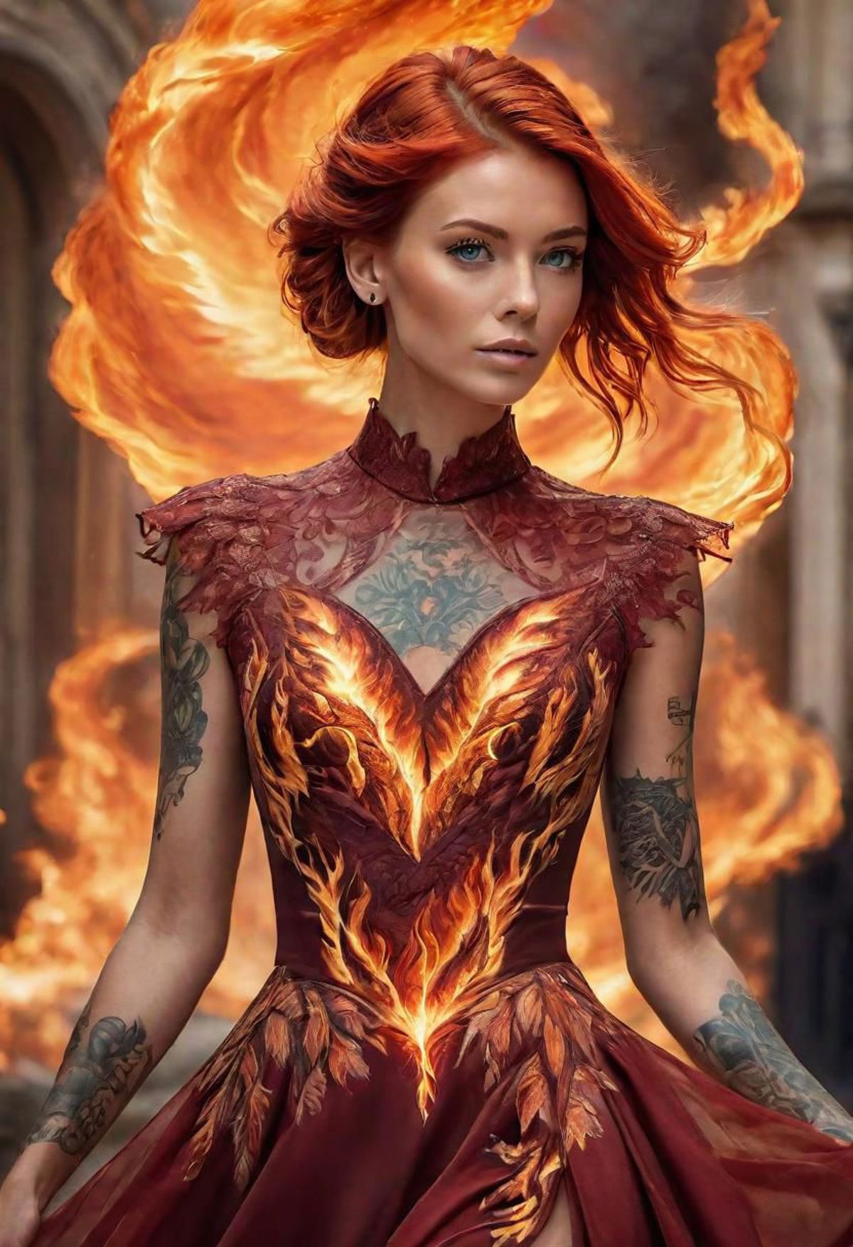 XL Phoenix Dress image by thatCreepyGuy