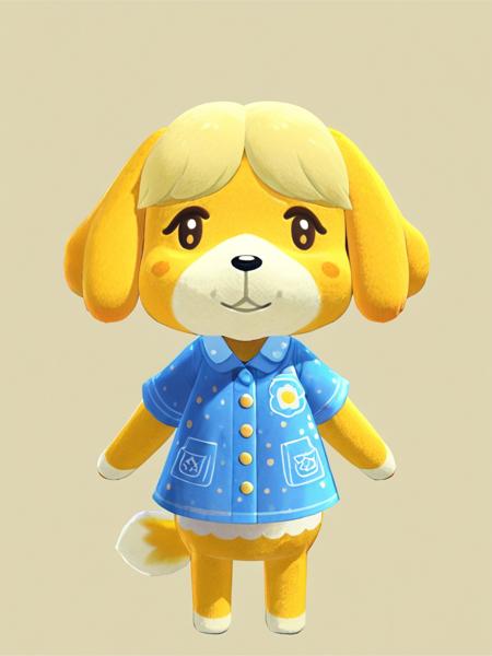 <lora:dongsendongwu:1>,isabelle (animal crossing),dog