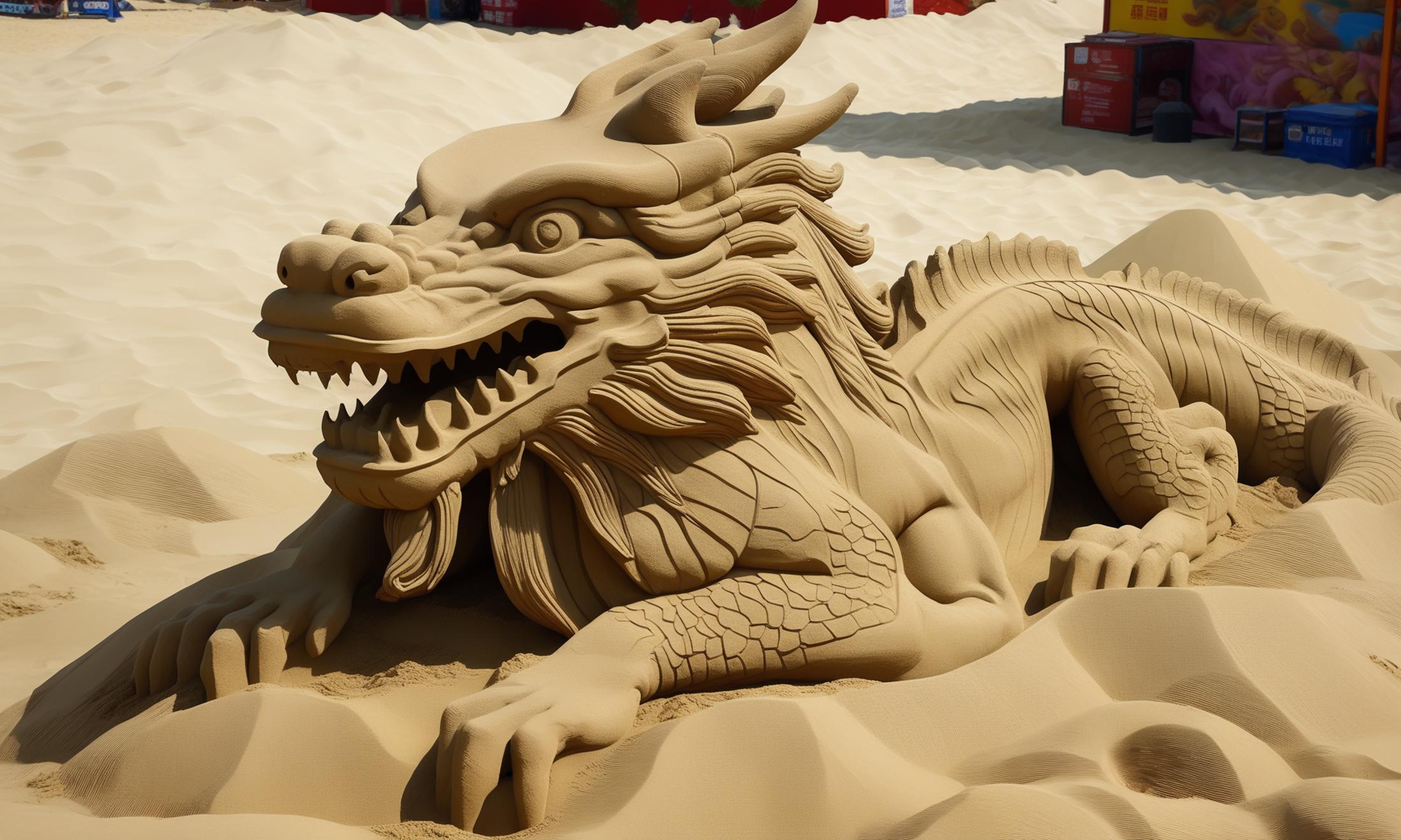 XL Realistic sand sculpture art style image by comingdemon